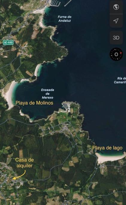 Villa Lugar Do Curro, San Martino De Ozon Muxia Esterno foto